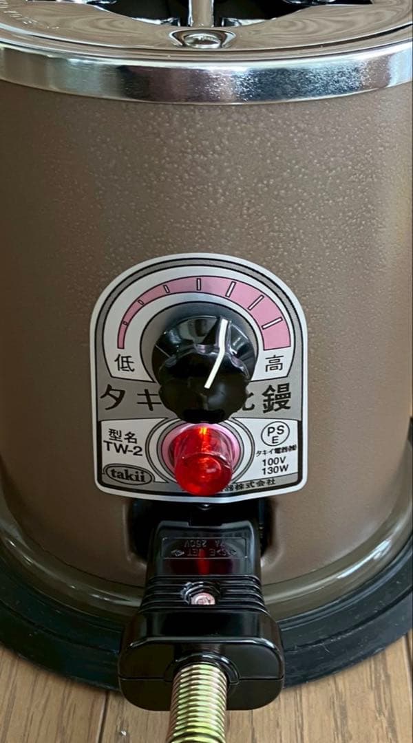 みや【新品未使用】タキイ和裁電化鏝 ランプ付 和裁コテ タキイ製 鏝２本付