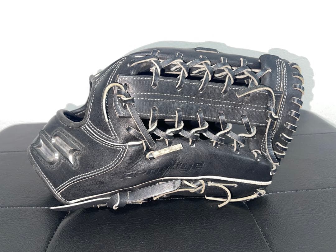 SSK プロエッジ　外野手用　軟式グローブ　PEN-87419F 型付け済み　黒