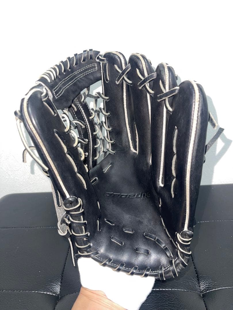SSK プロエッジ　外野手用　軟式グローブ　PEN-87419F 型付け済み　黒