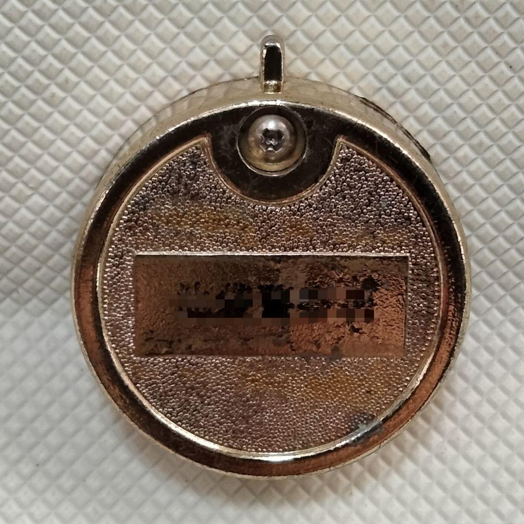 3786 旭日章 金メッキ朱肉入れ 激レア