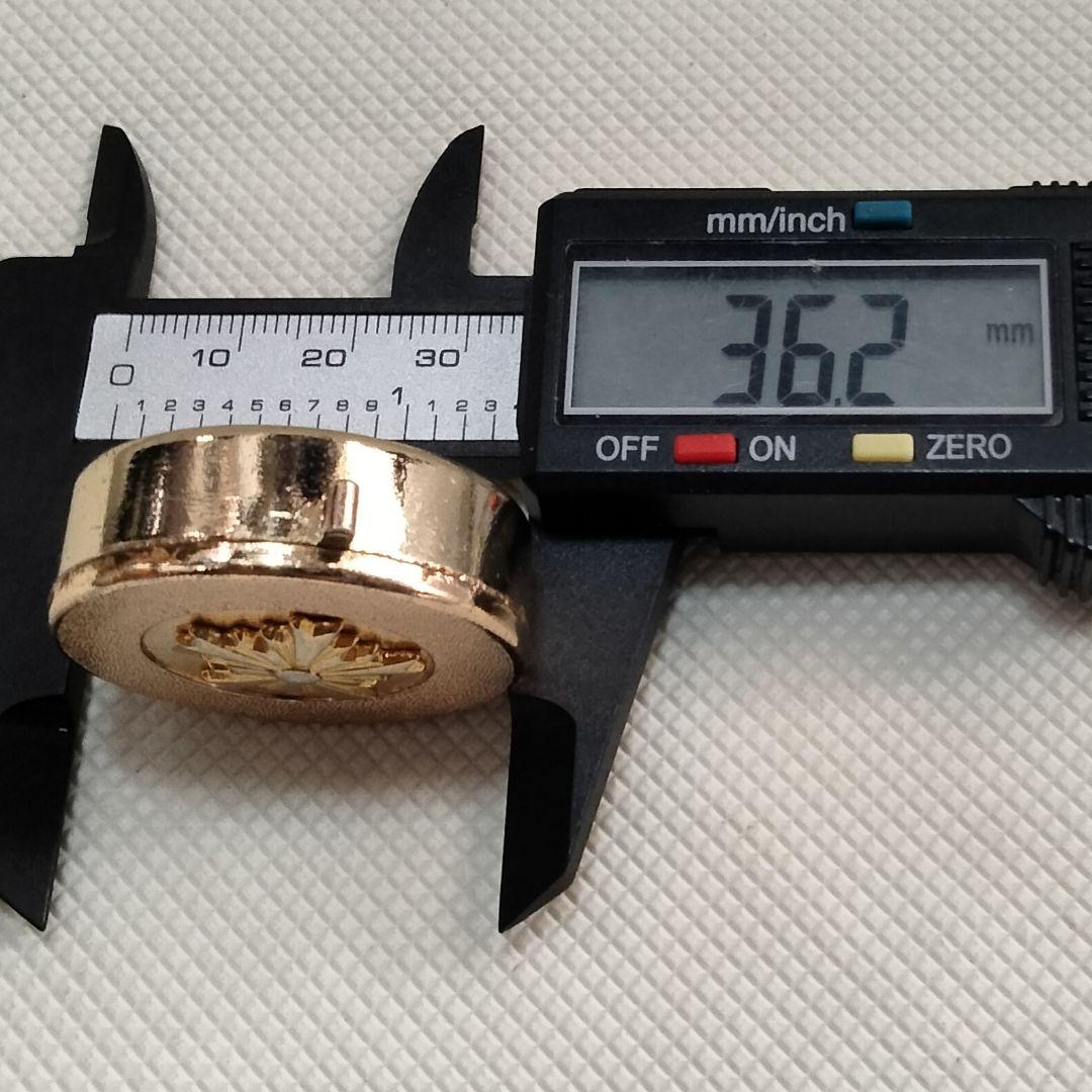 3786 旭日章 金メッキ朱肉入れ 激レア