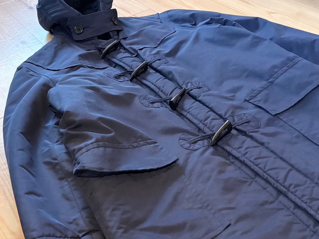 00s r.a.p London ナイロン ダッフルコート ネイビー