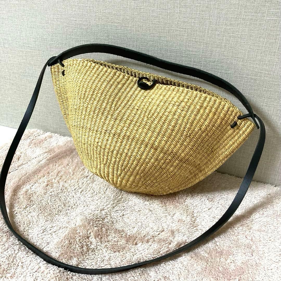 [本日限定]新品 イネスブレッサンド　MEDIUM WALNUT かごバッグ