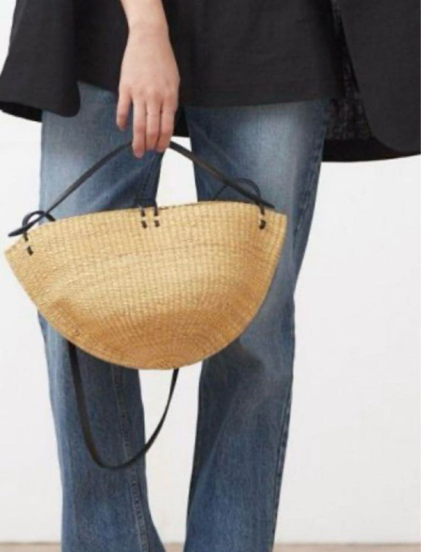 [本日限定]新品 イネスブレッサンド　MEDIUM WALNUT かごバッグ