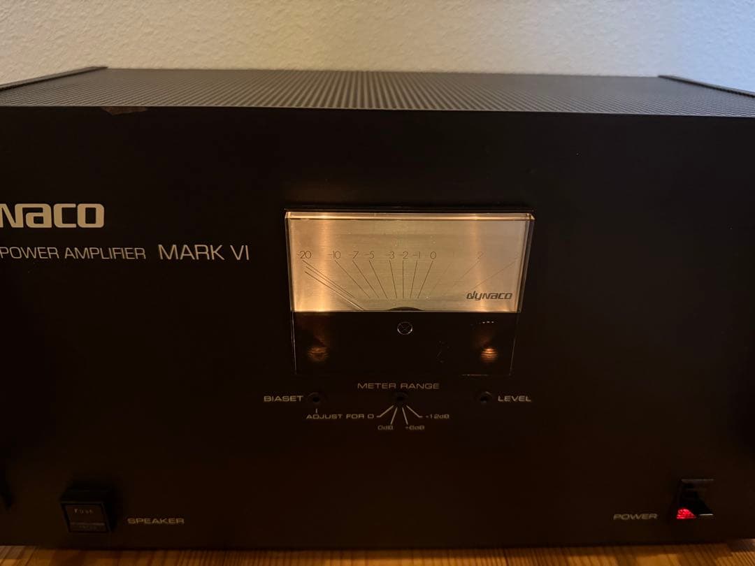 ① DYNACO Mark-VI ダイナコ　真空管　パワーアンプ　⚠️説明必読