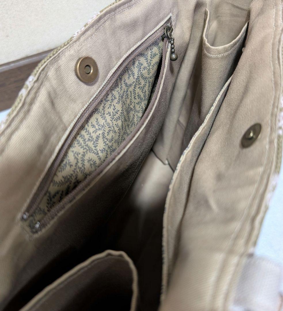 ハンドメイド　トートバッグ　ミナペルホネン