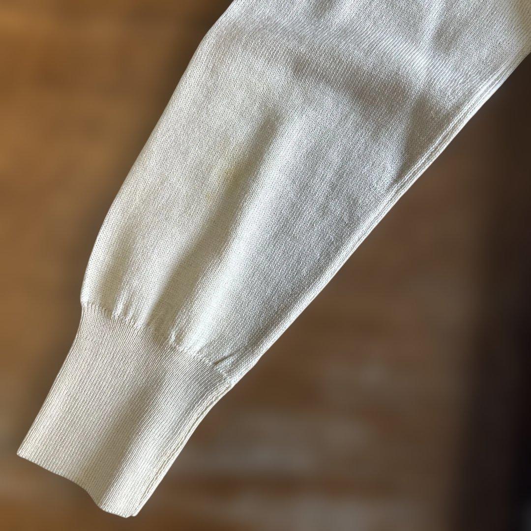 【希少】Vintage HERMES ビンテージエルメス シルク切り替えニット