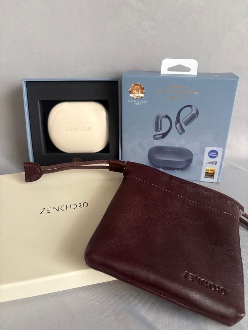 ★話題の次世代AIイヤホン★ Notta音声認識技術搭載【Zenchord 1】