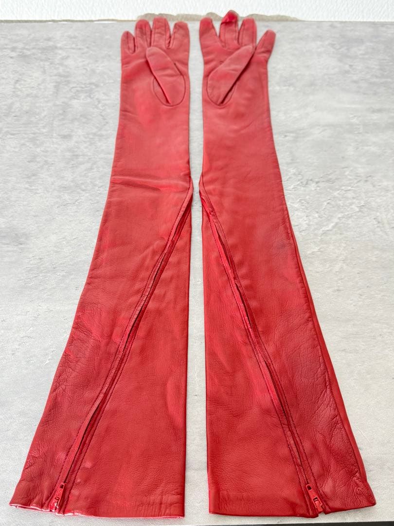 ヨウジヤマモト ロングレザーグローブ
