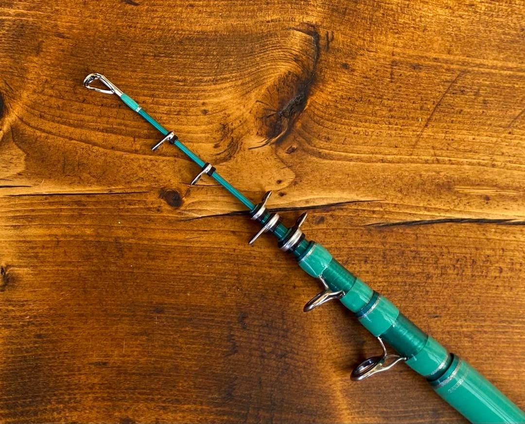 ハンドメイドロッド　6ft テレスコロッド　ベイトロッド　Fujiガイド　180