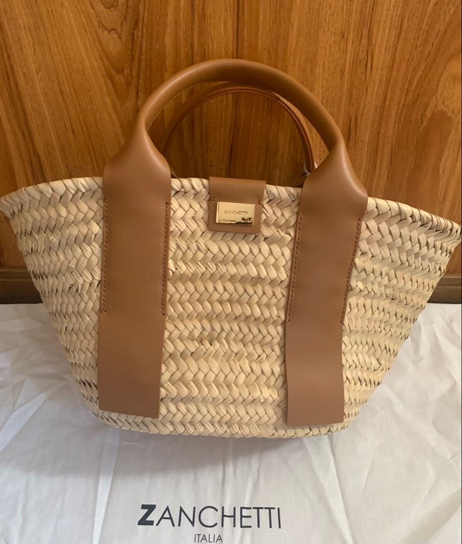 ZANCHETTI トートバッグ かごバッグ
