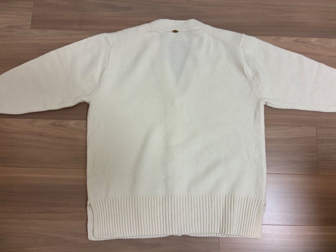 りんりん　NOLLEY’S ウールカシミヤ金ボタンVネックカーディガン