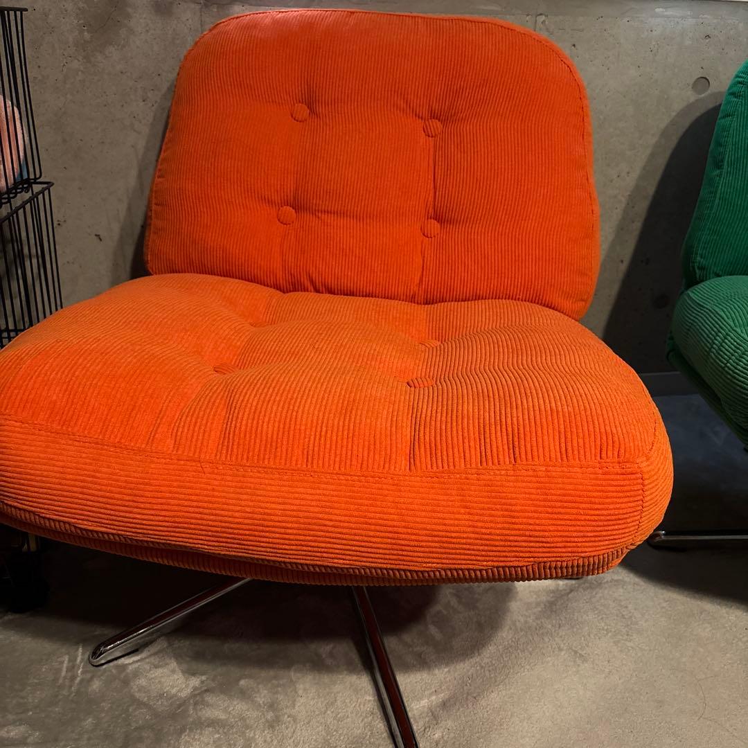 IKEA ディヴリンゲ　1シーター　パーソナルチェア　ソファ　1人掛け　オレンジ