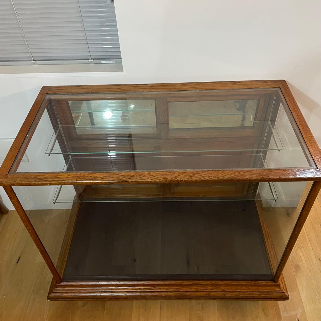 ￼アンティーク家具　ガラスショーケース