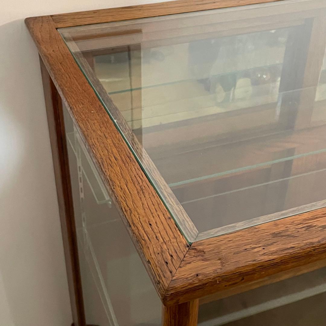￼アンティーク家具　ガラスショーケース