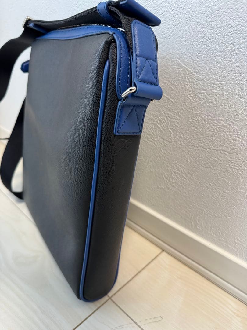 BALLY ブラック/ブルー ショルダーバッグ