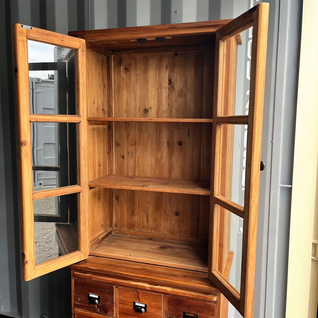 取付無料！関家具 クラッシュゲート 古材アンティーク風ナチュラルキッチンボード✨