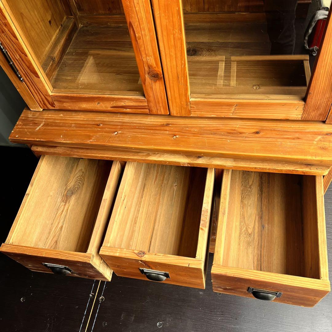 取付無料！関家具 クラッシュゲート 古材アンティーク風ナチュラルキッチンボード✨