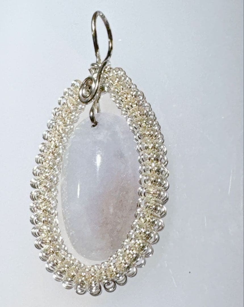 ワイヤーハックマナイトペンダントブラックスピネルネックレスNO25-1816