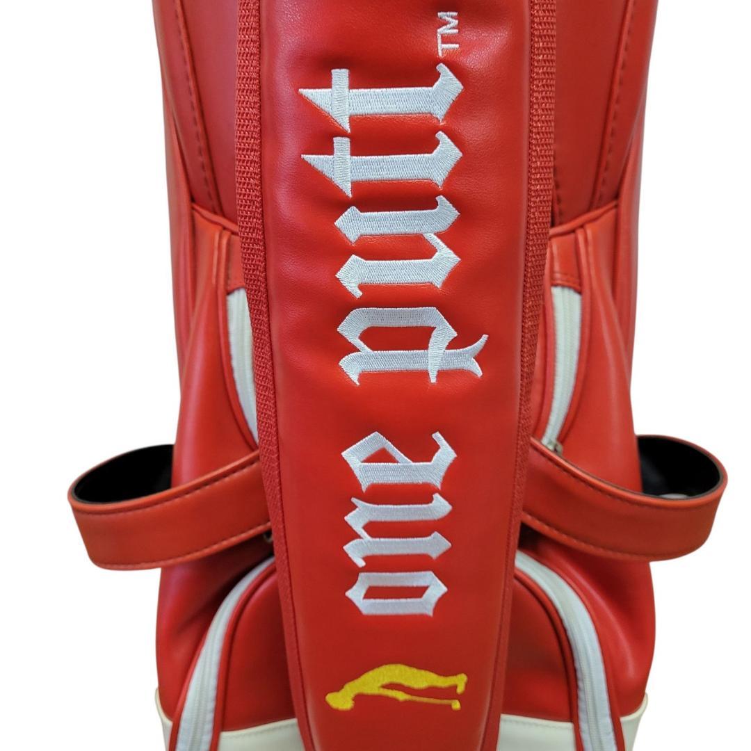 【極希少】one putt キャディーバッグ プロモデル 革 ゴルフバッグ