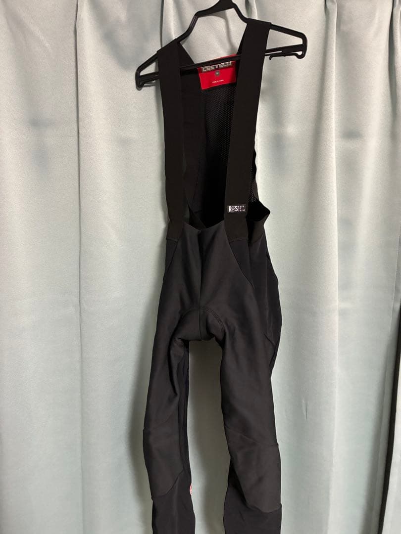 CASTELLI サイクルジャケット 上下+フード付きM ブラック