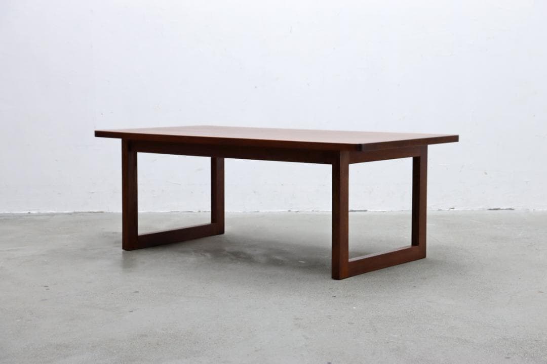 ヴィンテージ チーク材 センターテーブル ローテーブル レトロ 北欧デザイン