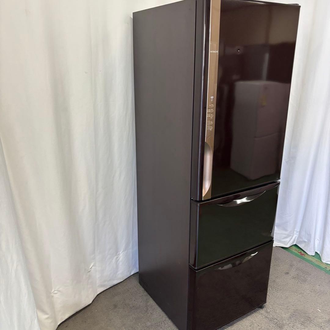 72⭕️冷蔵庫　日立　大型　300-400ℓ　安い　綺麗　右開き　スリム　設置無料