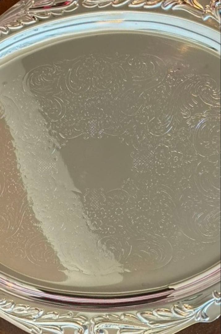 早川シルバー　ローズコーヒーセット　未使用　(トレイにワケあり)