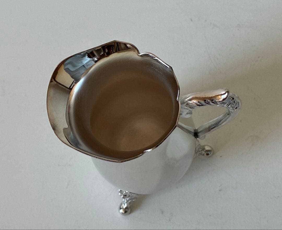 早川シルバー　ローズコーヒーセット　未使用　(トレイにワケあり)