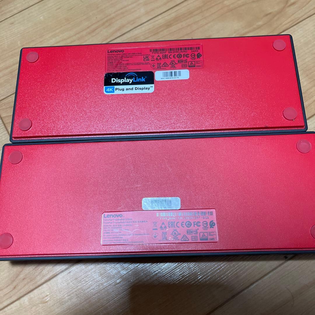 Lenovo ThinkPad用Dock2台