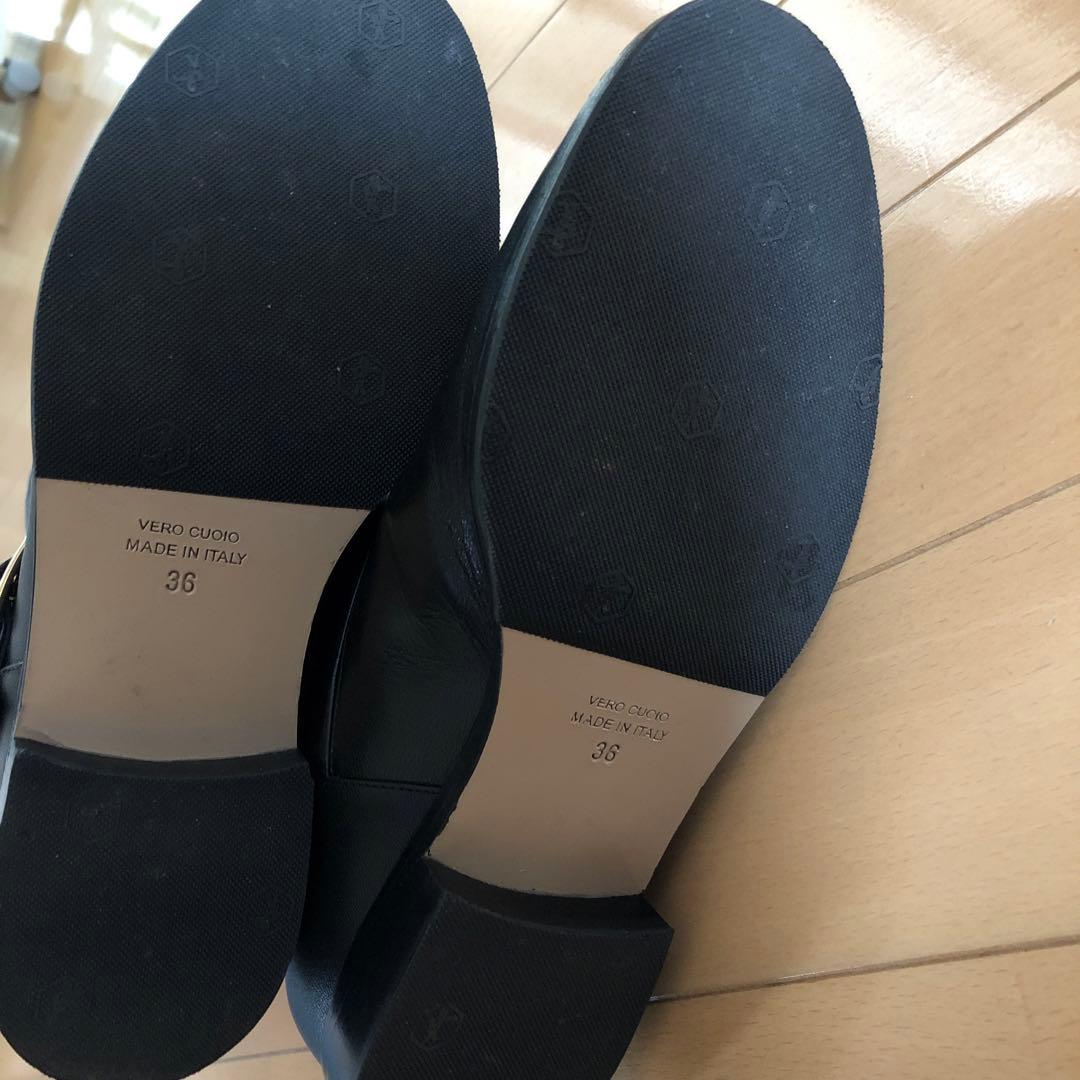 ネブローニ　ブラック ロングブーツ 36