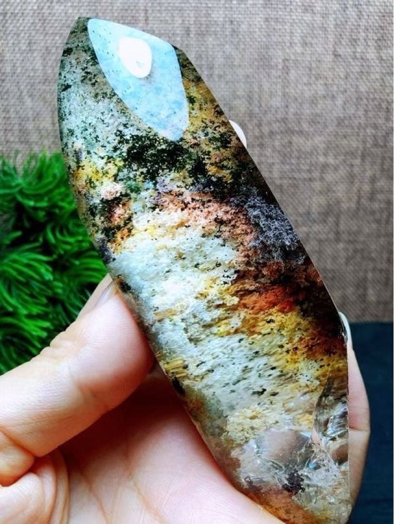 ⭐︎【極上品】天然 ガーデン クォーツ 置物 232g