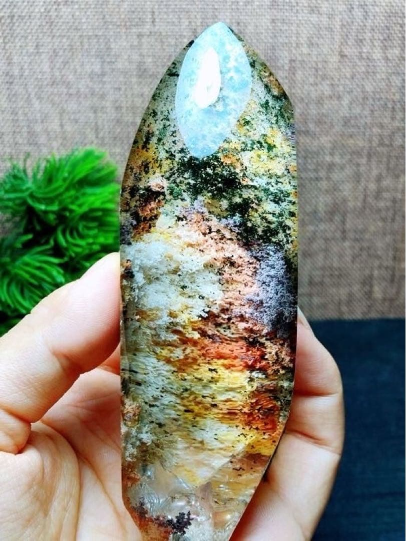 ⭐︎【極上品】天然 ガーデン クォーツ 置物 232g