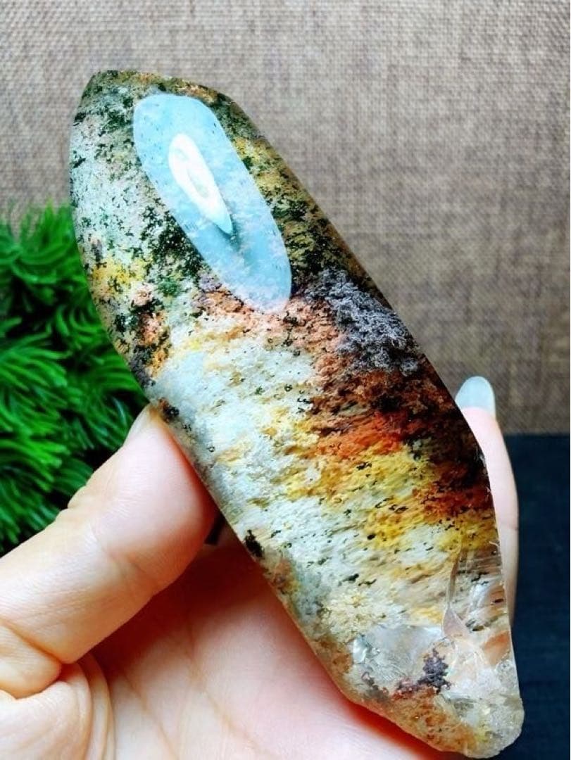 ⭐︎【極上品】天然 ガーデン クォーツ 置物 232g