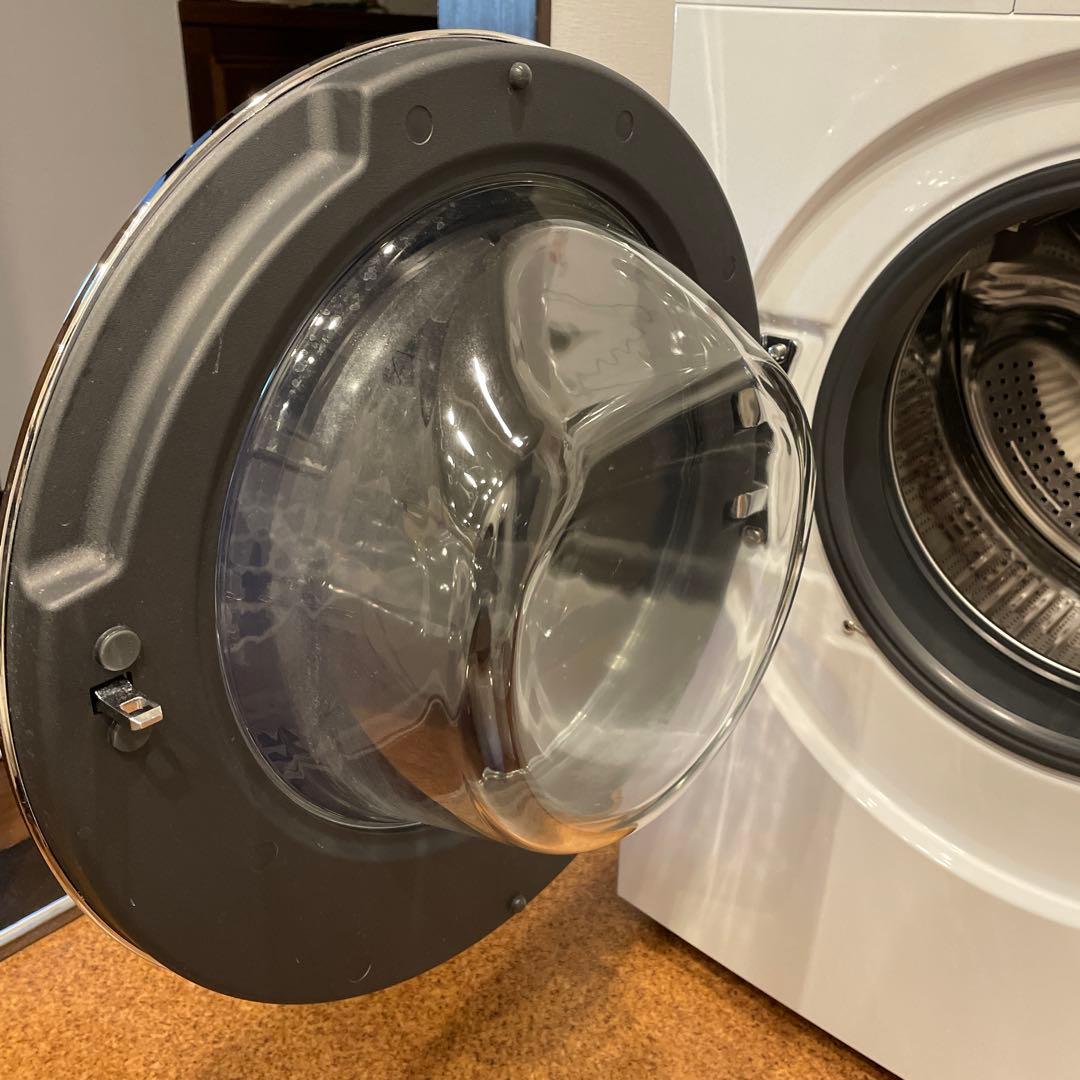 AQUA ドラム式洗濯機 8kg ホワイト 本体