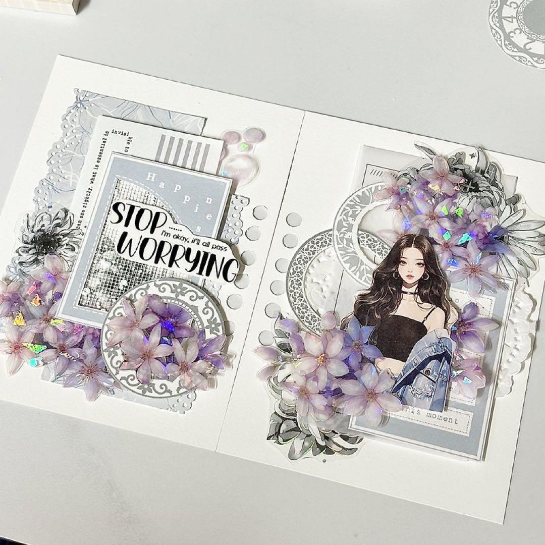 コラージュ素材　紙もの　素材紙　【1824】