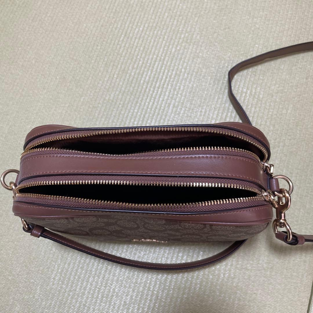 COACH ショルダーバッグ　ダブルジップ