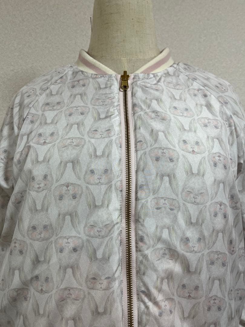 franche lippee あっぷっぷうさぎ スカジャン 個性派ガーリー