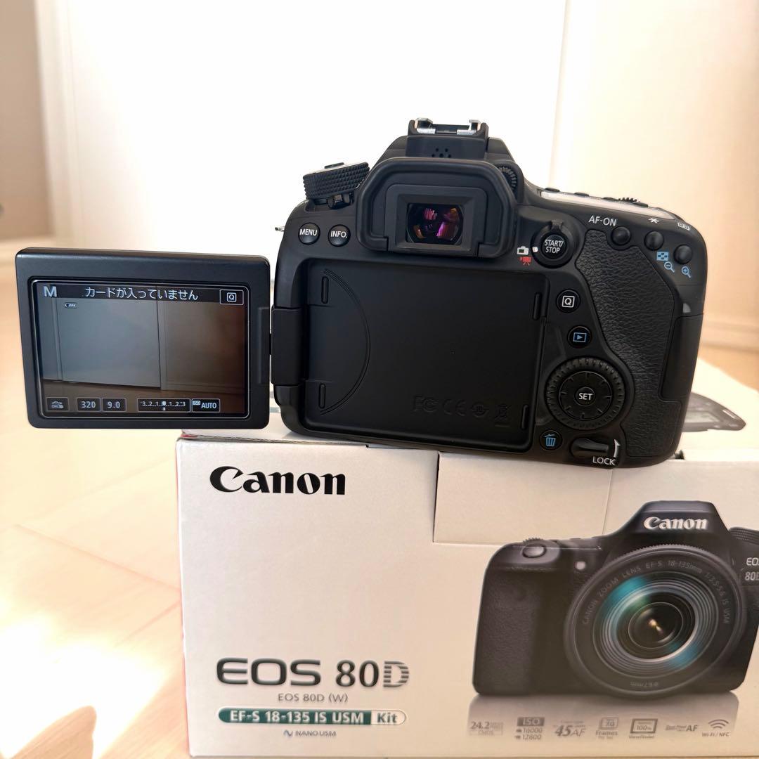 美品★EOS 80D EF-S 18-135mm IS USM★使用回数低