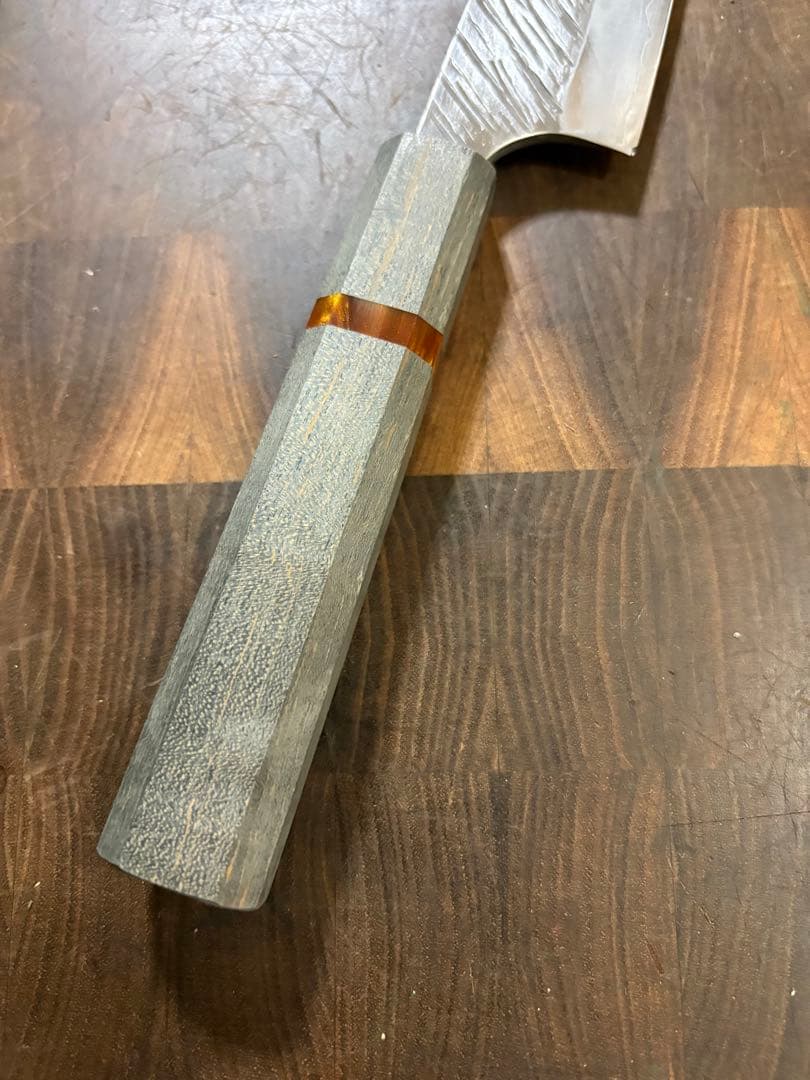 黒崎優　風神　SG2筋引　包丁 240mm 粉末ハイス　スタビライズドウッド柄