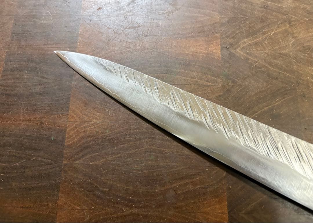 黒崎優　風神　SG2筋引　包丁 240mm 粉末ハイス　スタビライズドウッド柄