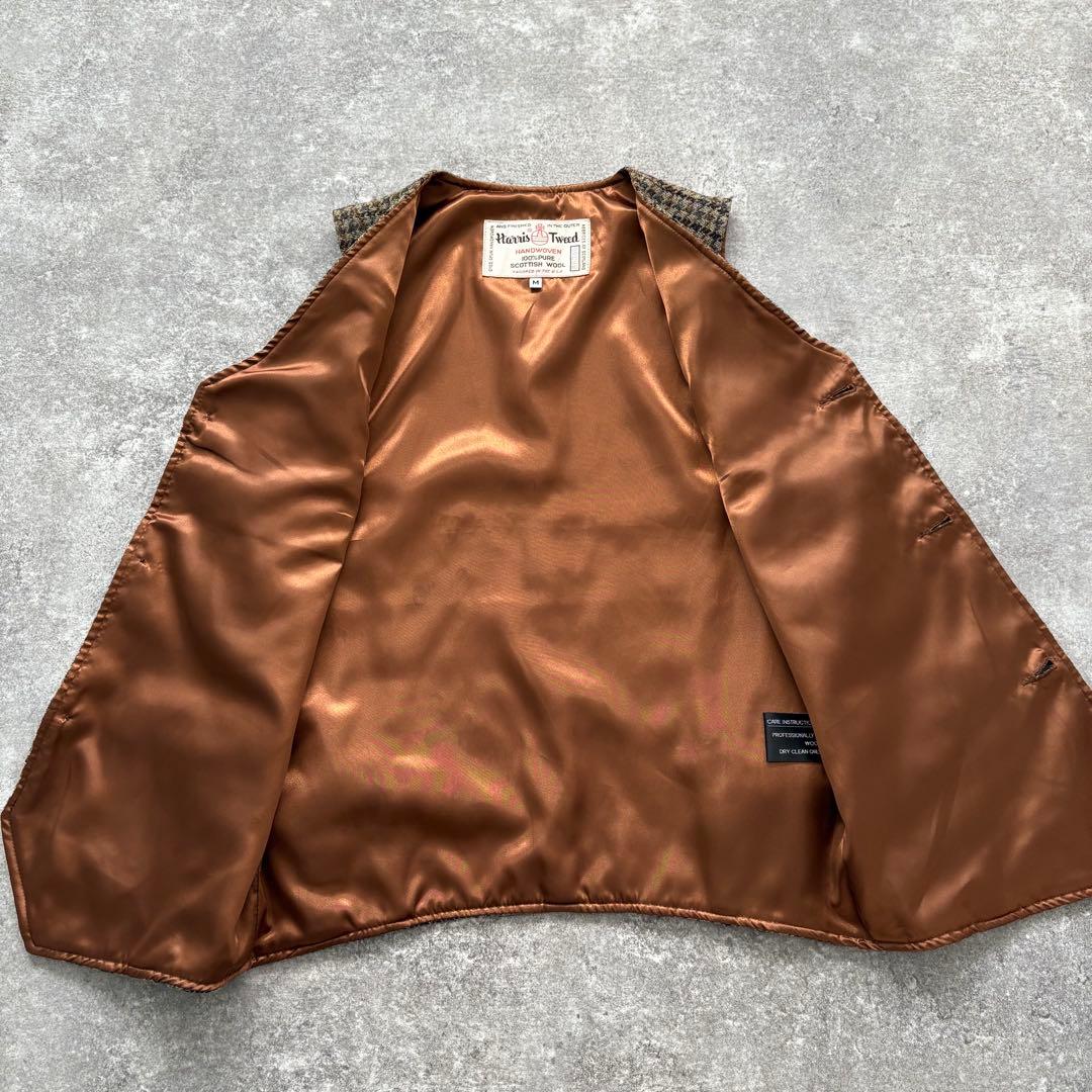 【Harris Tweed】 ハリスツイード ジレベスト ヴィンテージ (M)