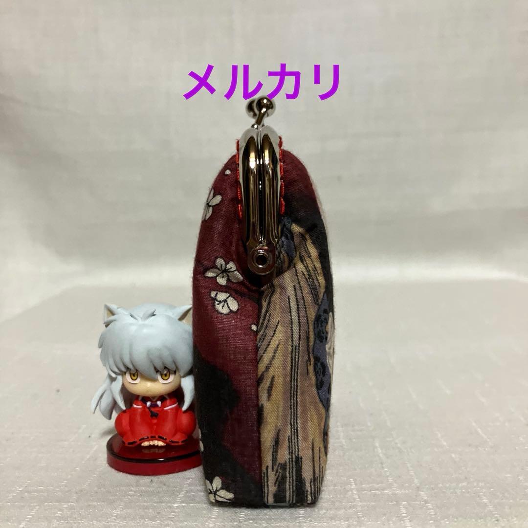 ガシャ髑髏　ハンドメイド　トートバッグ　Ｌ字ファスナー長財布　ポーチ　がま口財布