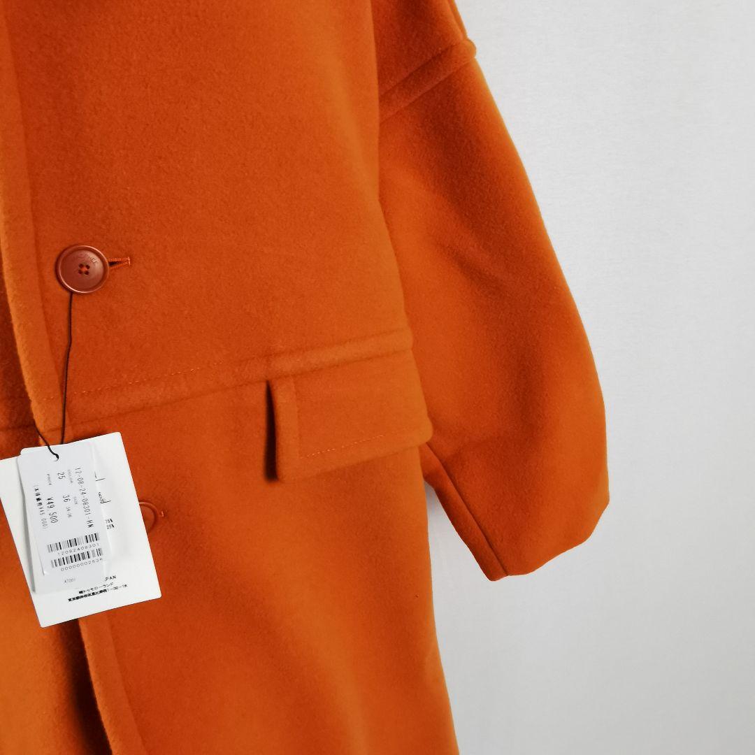 極美品 タグ付き パイルメルトン オーバーサイズドコート