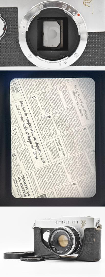 フィルムカメラ OLYMPUS PEN F F.ZUIKO AUTO-S 38mm F1.8