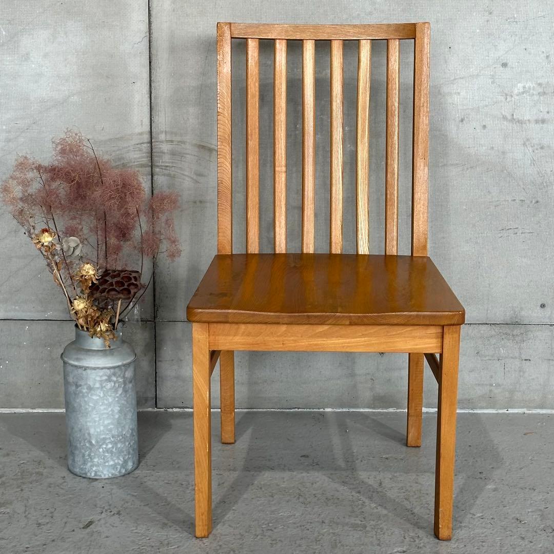 ★杉本家具★ ホワイトオーク無垢 ダイニングチェア｜オイル塗装 高級家具 ②