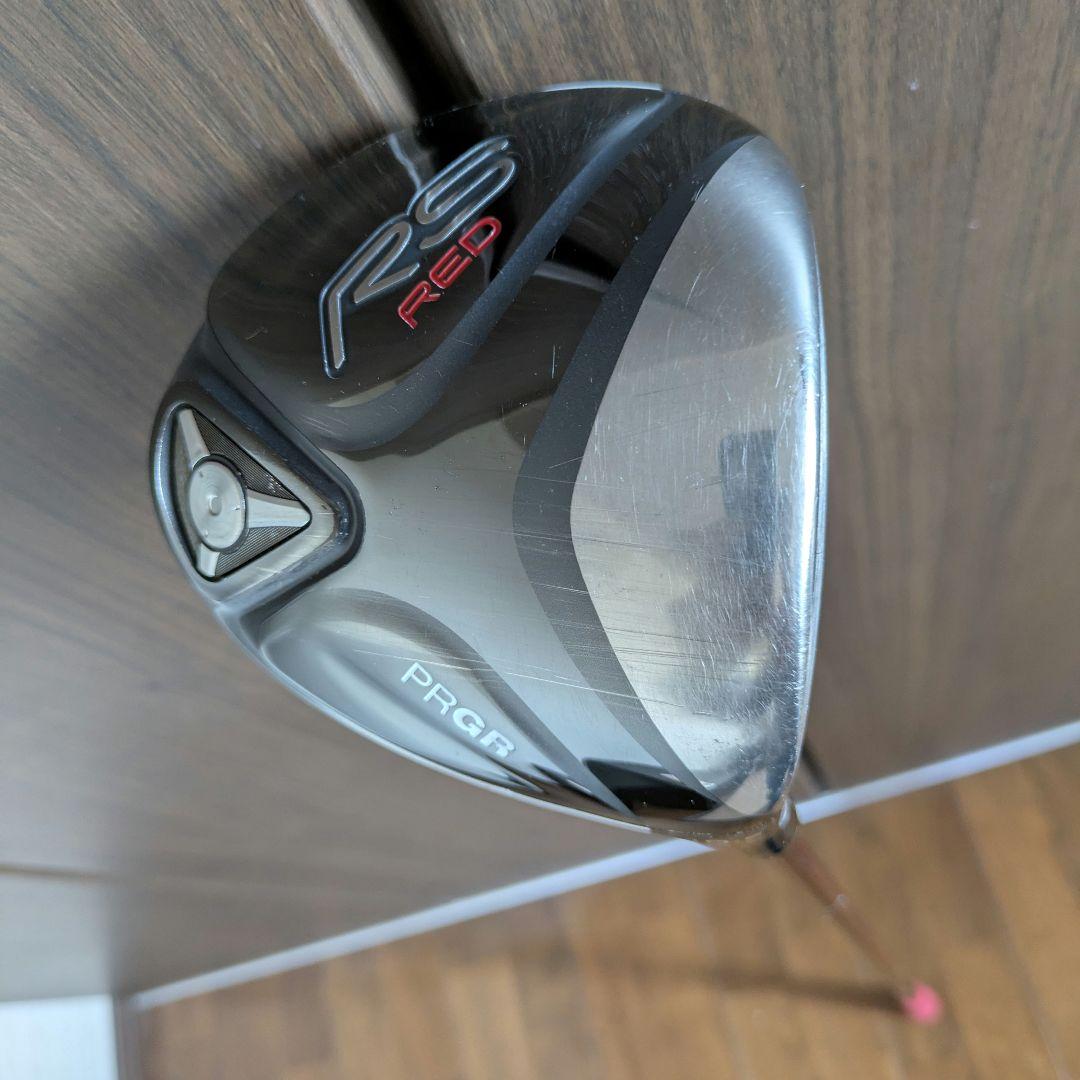 プロギア短尺ドライバーRSREDゴルフクラブ赤シニア初心者フジクラスピーダーR