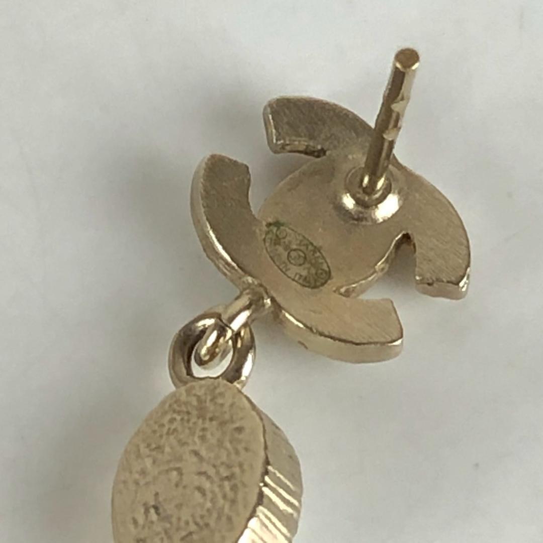 CHANEL シャネル ココマーク ストーン付き 片耳ピアス