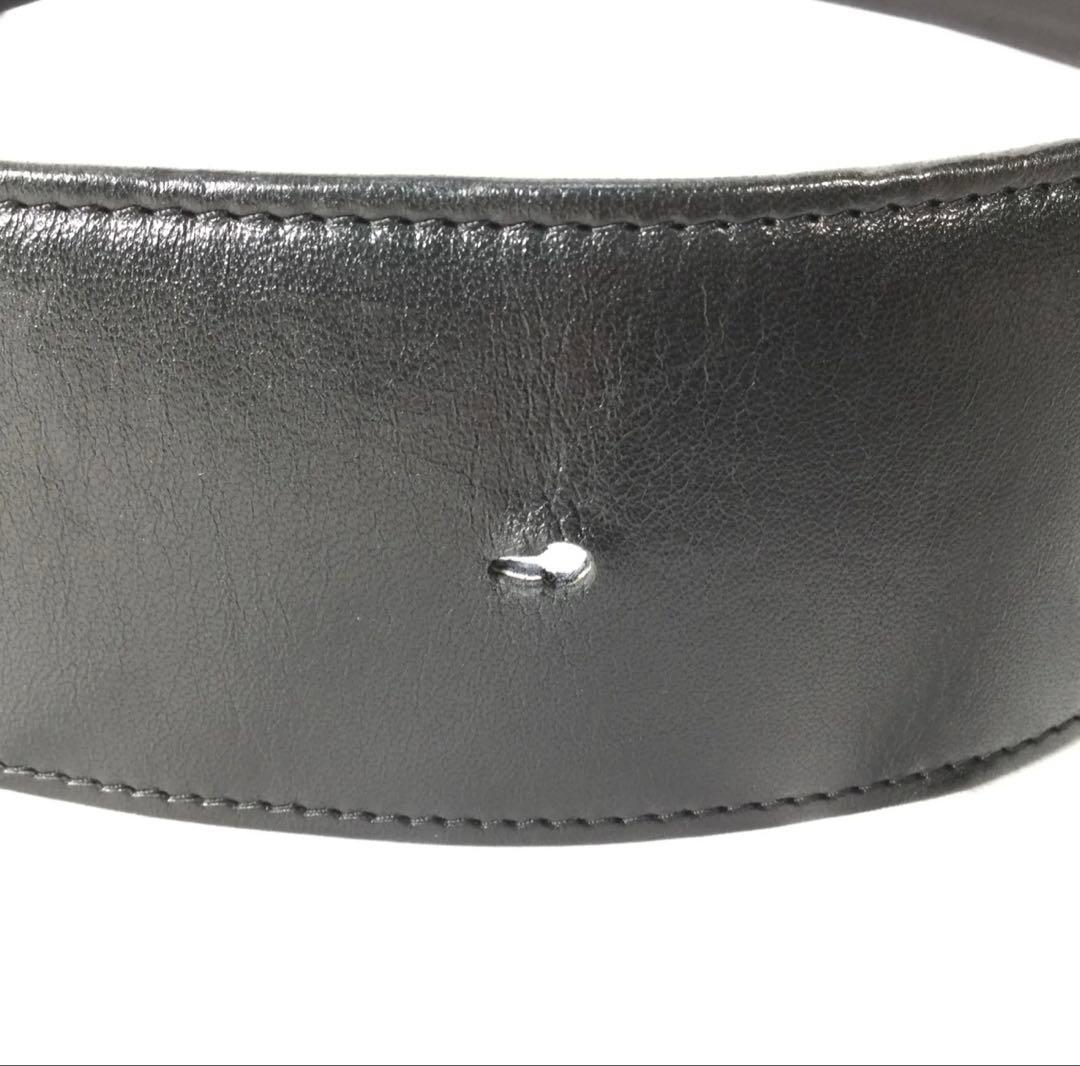 Loewe 黒 レザーベルト サイズ85
