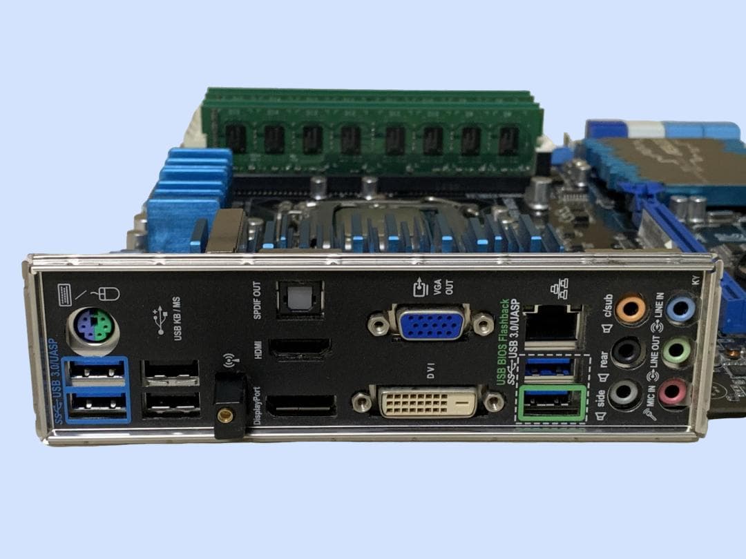 マザーボード M9399 ASUS P8Z77-V PRO + i7-3770K + 16GB